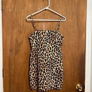 Zara Leopard Print Mini Dress